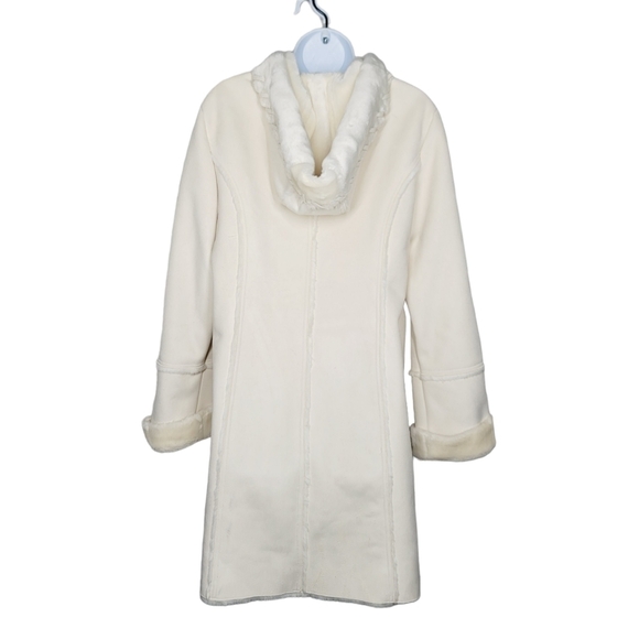 Coldwater Creek Women's Winter Whipstitch Faux Fur Coat - Picture 2 of 9